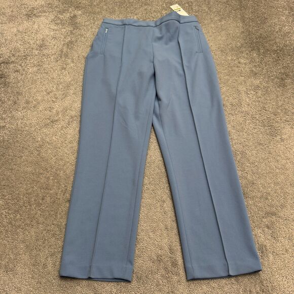 Calvin Klein Pants - Calvin Klein Slim Leg Ankle Length Trouser Dress Pants Womens 14 Blue Infinite